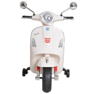 Motocicletă Electrică pentru Copii, 6V cu Muzică, Lumini și Sunete, 102x50,5x75,5 cm, Alb - Img 9