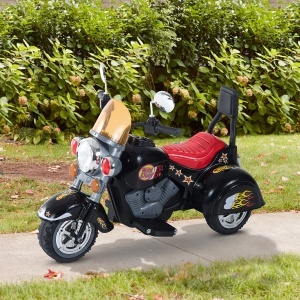 Motoreta Electrica pentru Copii 3-6 ani cu 3 Roti 6V, Negru - Img 4