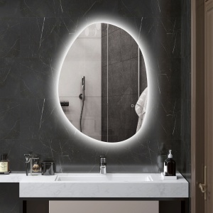 Oglindă de Baie LED cu Comutator Tactil Inteligent și Intensitate Reglabilă, 80x5x60 cm, Argintiu - Img 2