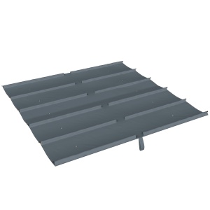 Pânză de acoperiș pentru pergolă Prelată pentru pergolă retractabilă 300 x 300 cm, Poliester 180 g/m², Anti-UV 30+, Gri închis
