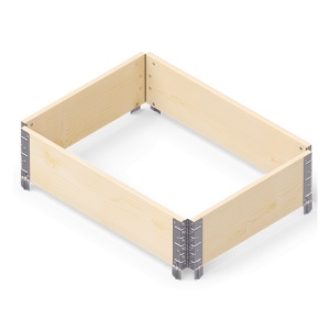Pat ridicat de gradina 80x60x19.5 cm din lemn Upyard