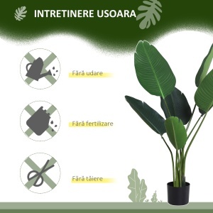 Planta Artificiala Strelitzia – 120 cm pentru Interior/Exterior - Img 6