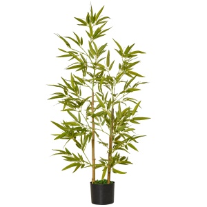 Planta Bambus Artificial Inaltime 120 cm cu Ghiveci pentru Interior si Exterior -Verde - Img 1