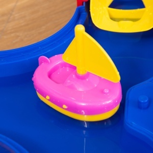 Playset pentru apa 53 Piese pentru Copii 3-6 Ani, din PP, 123x90x7cm, Albastru si Rosu - Img 8