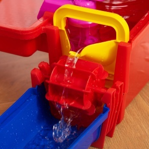 Playset pentru apa 78 Piese pentru Copii 3-6 Ani, 123x90x7cm, Albastru si Rosu - Img 8