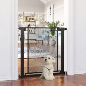Poarta de Siguranta Reglabila 76–103 cm pentru Usi/Scari – Negru - Img 2