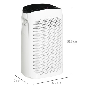 purificator de aer cu filtru HEPA, 32,7 x 22 x 55,8 cm - Img 3