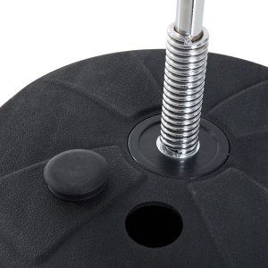 Sac de Box, Stand de Box cu Mănuși, Minge de Perforare, Minge de Box pentru Antrenament, 43x43x126-144 cm, Negru - Img 9