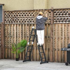 Scara Aluminiu 5-in-1 – Pliabila cu Panouri de Sustinere - Img 2