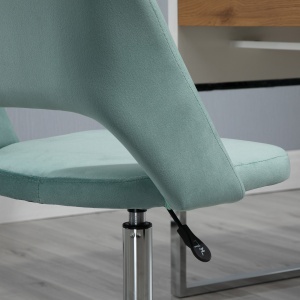 Scaun de Birou Ergonomic pentru Birou, cu Inaltime Reglabila Verde - Img 9