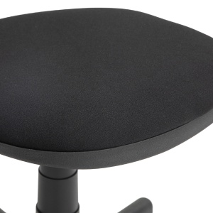 Scaun de Birou Rotativ cu Înălțime Reglabilă din Material Elastic, Negru - Img 9