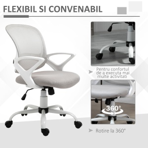 Scaun de Birou si pentru Masa de Lucru Ergonomic cu Înaltime Ajustabila - Img 7