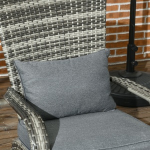 Scaun Rachita Adirondack pentru Gradina, Gri - Img 8