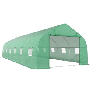 Sera Tunel Gradina – PE, Usa cu Fermuar & Ferestre Ventilatie - Img 1