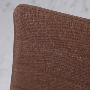 Set 4 Scaune Moderne – Metal & Material Textil Captusit, Kaki - Img 8