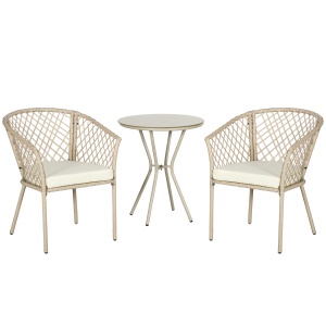 Set de Mobilier de Gradina din 3 piese din Ratan - Img 1