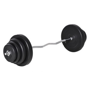 Set Haltere – 70 kg cu 8 Discuri & Bara Curbata Otel