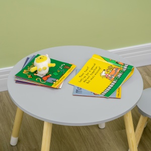 Set Masa si Scaun Copii – Lemn pentru Activitati & Teme - Img 8