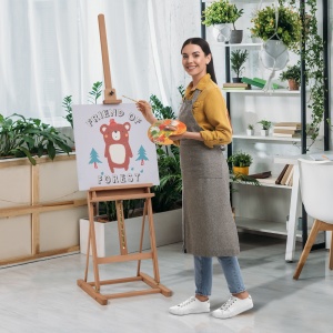 Sevalet din Lemn de Fag pentru Pictura - Img 2