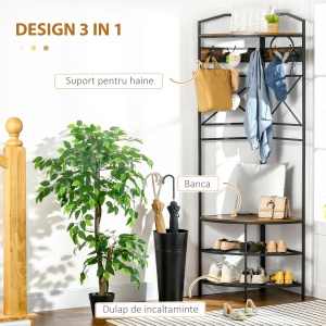 Suport Haina Colt – Banca, Pantofar & Carlige Stil Industrial - Img 4