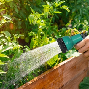 Tabur pentru Furtun Retractabil cu Furtun de Apă 30+2 m, Rotativ la 180°, 50x23x45 cm, Verde - Img 8