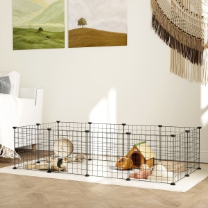 tarc Modular Animale – 12 Panouri, 35×35 cm, Negru - Img 2