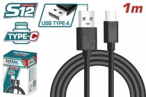 TOTAL - CABLU USB TIP A LA TIP C, 1M