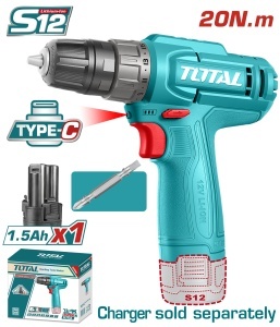 TOTAL - MASINA DE GAURIT CU ACUMULATOR 12V-1.5AH/LED LI-ION
