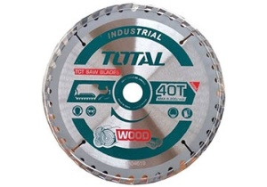 TOTAL - PANZA FERASTRAU TCT PENTRU LEMN - 160X25.4mm (INDUSTRIAL)