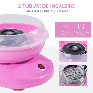 Aparat pentru Vată de Zahăr din PP, Inox și Aluminiu - Img 5