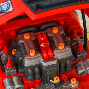 Atelier Camion Jucarie cu Motor, 61 Accesorii pentru Copii 3-5 Ani - Img 8