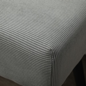 Bancă Tapițată din Catifea cu Șezut Căptușit și Picioare din Oțel, 100x36x45 cm, Gri - Img 8