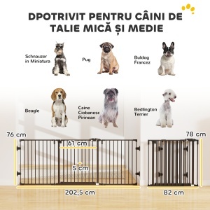 Bariera Siguranta Pliabila – Neagra, Pentru Caini, inchidere Automata - Img 4