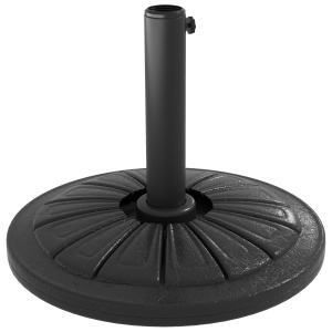 Baza de 13kg din ciment pentru umbrela de soare, Negru