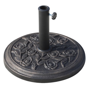 Baza pentru umbrela 9kg din rasina cu finisaje din bronz Φ45.5 x 31cm bronz