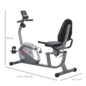 Bicicleta Orizontala Fitness – 8 Rezistente & Ecran LCD - Img 3