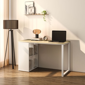 Birou PC cu 4 Rafturi Deschise 120×54×75 cm - Img 8