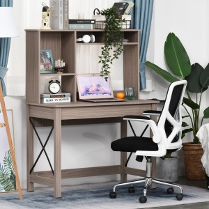 birou raft cu biblioteca, 105x50x137,5cm - Img 2