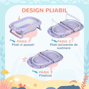 Cadita Pliabila cu Perna – Pentru Bebelusi - Img 4