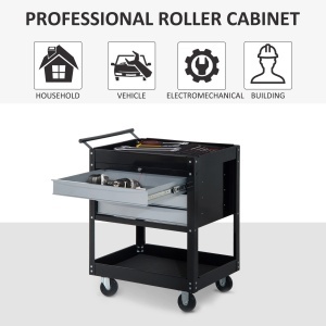 Caucior pentru Atelier Profesional Comoda pentru Scule in Lamiera, Nero, 68x46x88cm - Img 7