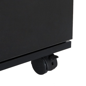 Comoda pe Rotite pentru Birouin Lemn, 41x39x58cm, Negru - Img 8