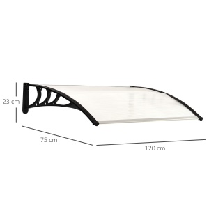 Copertina 100×80 cm – Policarbonat Anti-UV pentru Usi si Ferestre - Img 3