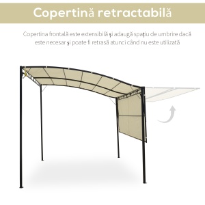 copertina de gradina, 300 x 250 cm, bej - Img 4