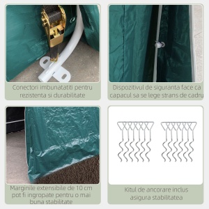 Copertina Garaj 2,4×2 m – Pentru Auto, Moto si Biciclete - Img 6