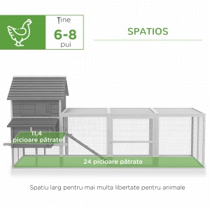 Cotet Gaini Exterior – 310×150×150 cm, Cu Rampa & Zona imprejmuita - Img 4