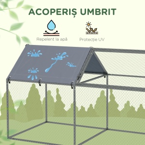 Cusca Pentru Animale Mici, 2x1m Verde - Img 4