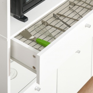 Dulap Bucatarie – Alb cu 3 Compartimente & Sertar - Img 9