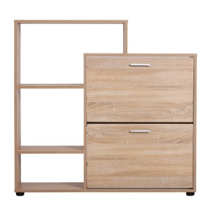 Dulap Pantofi Design Modern 20 Perechi pentru Hol in Lemn 101,5 x 25,5 x 98 cm - Img 4