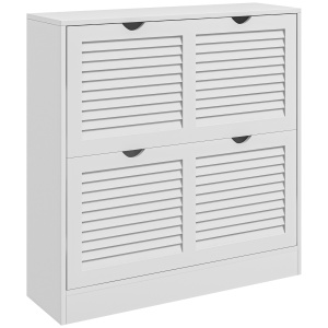 Dulap Pantofi ingust, 2 Usi Rabatabile, Model Decorativ - Img 1
