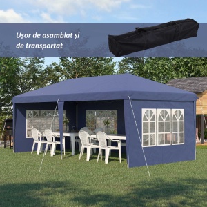 Foisor de Gradina 6x3 m Reglabil in Inaltime - Img 4